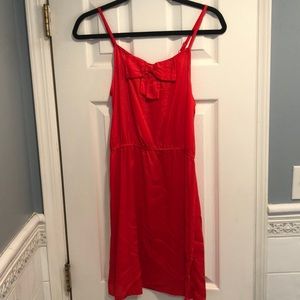 Bright Red Dress with Bow